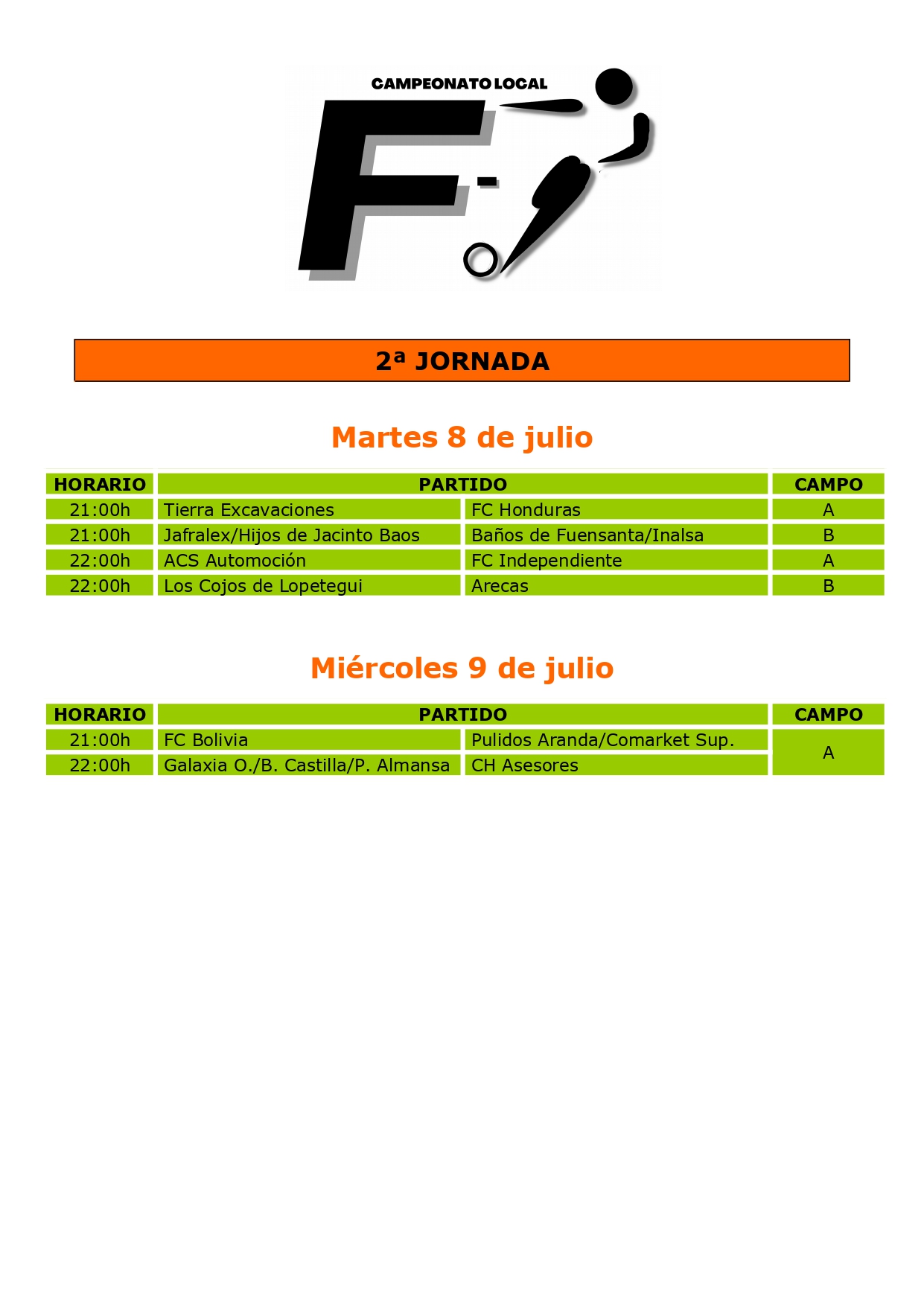 2ª JORNADA