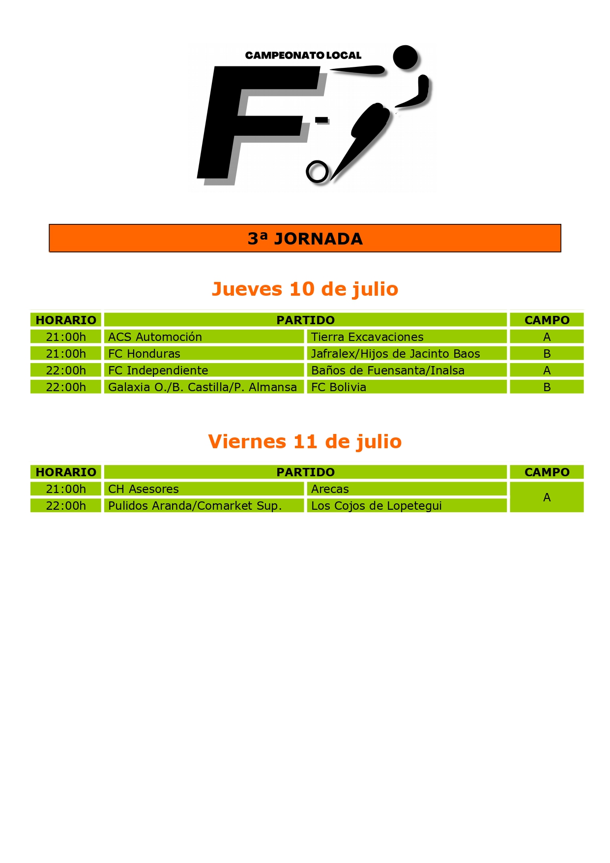 3ª JORNADA