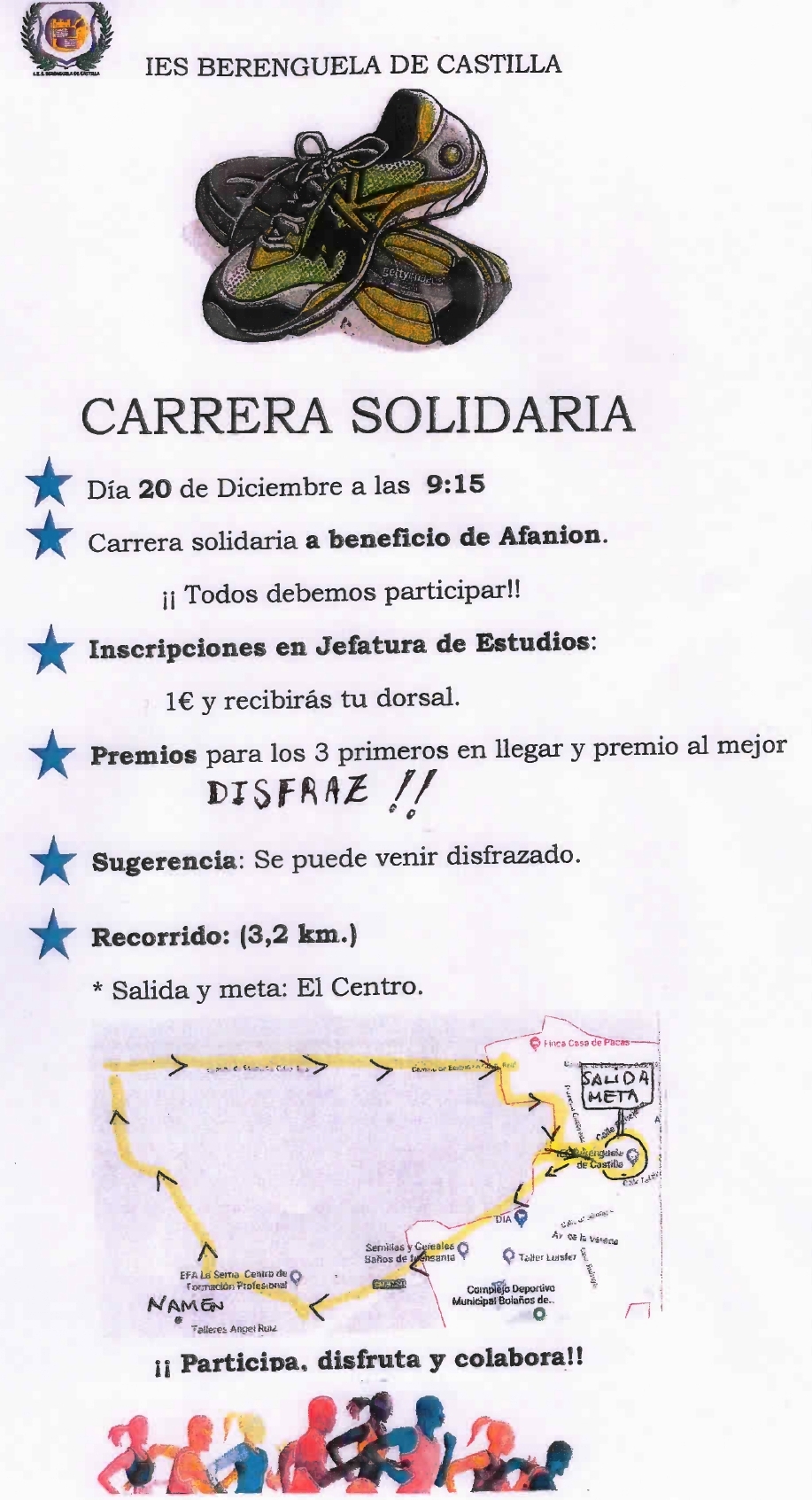 carrera benefica afanion