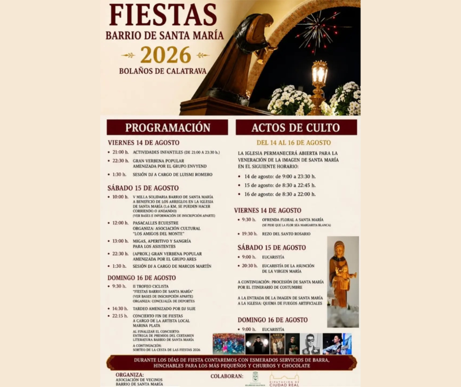 fiesta barrio santa maria 2026
