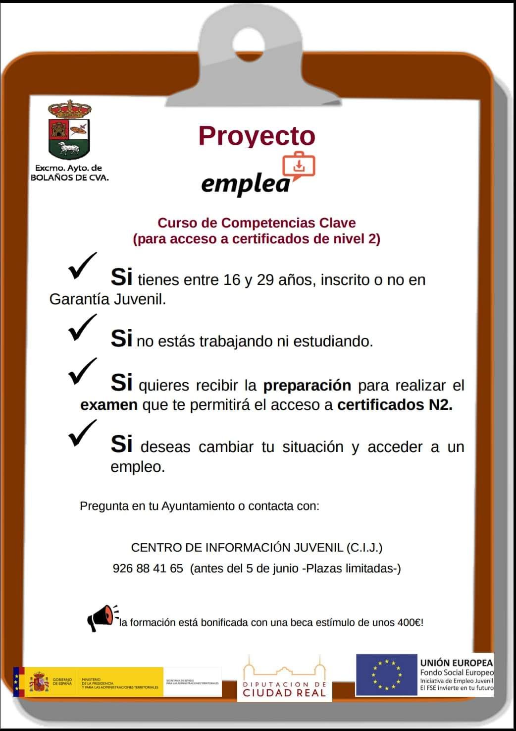 Cursos realizados por la escuela de empleo