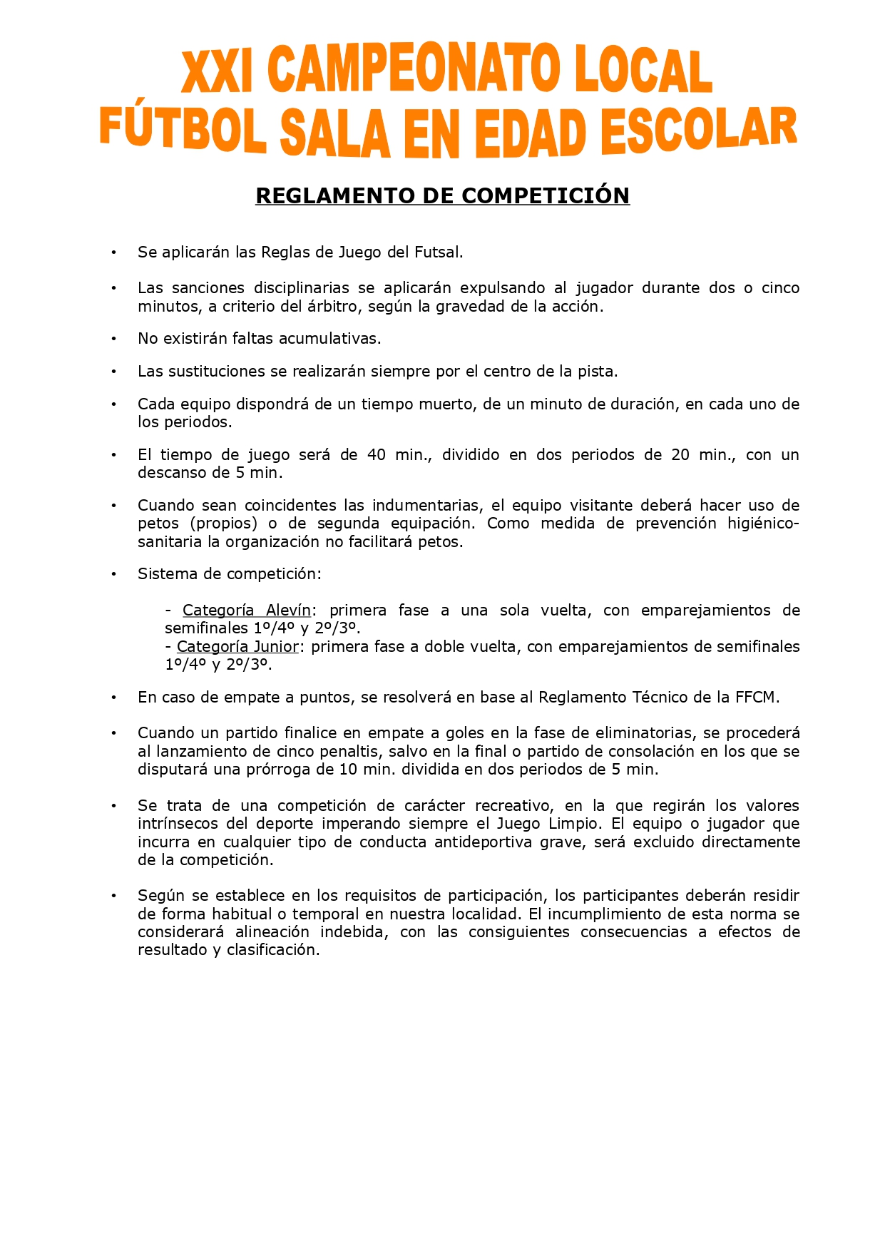 REGLAMENTO