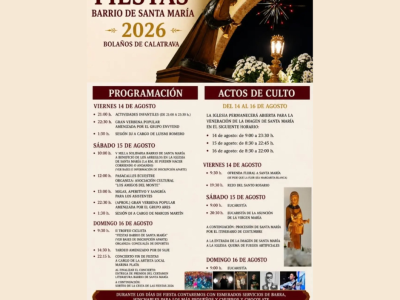 fiesta santa maria 2026