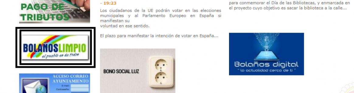 Bolaños Limpio en la Web