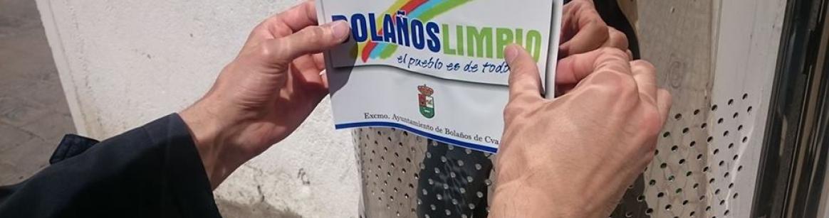 Papeleras "Bolaños Limpio" para eventos