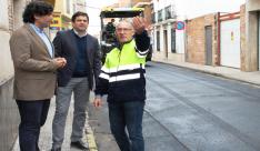 asfaltando 2018 valverde junto al concejal obras