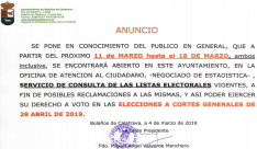 listas electorales