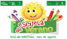 escuela de verano agosto